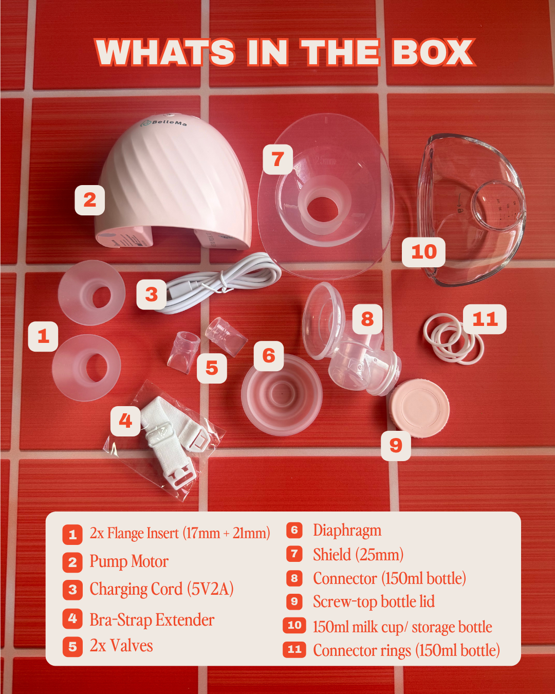 Bellema Deluxe Wearable Breast Pump