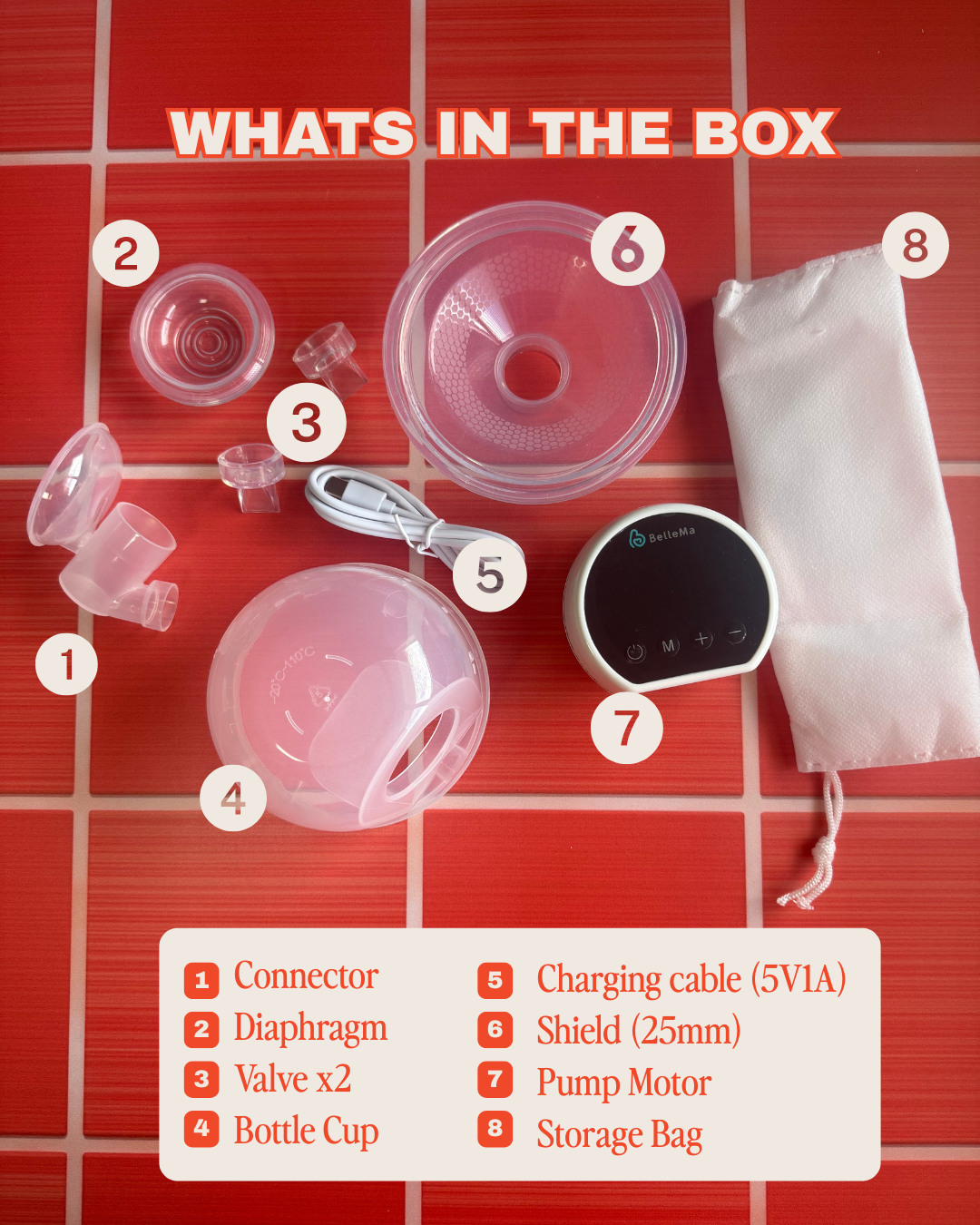 Bellema Electric Wearable Breast Pump